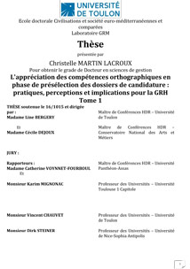 Étude réalisée par Christelle Martin Lacroux, Chef du Département Techniques de commercialisation -Université de Toulon