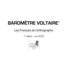 baromètre du Projet Voltaire datant de juin 2015