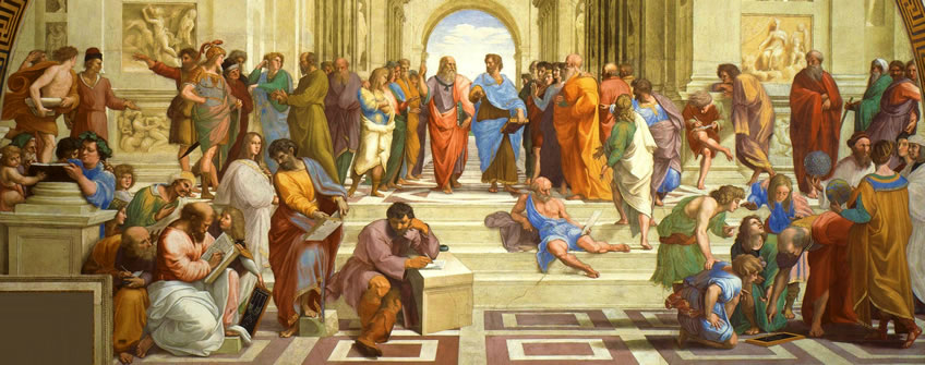 Socrate Aristote école d'Athènes